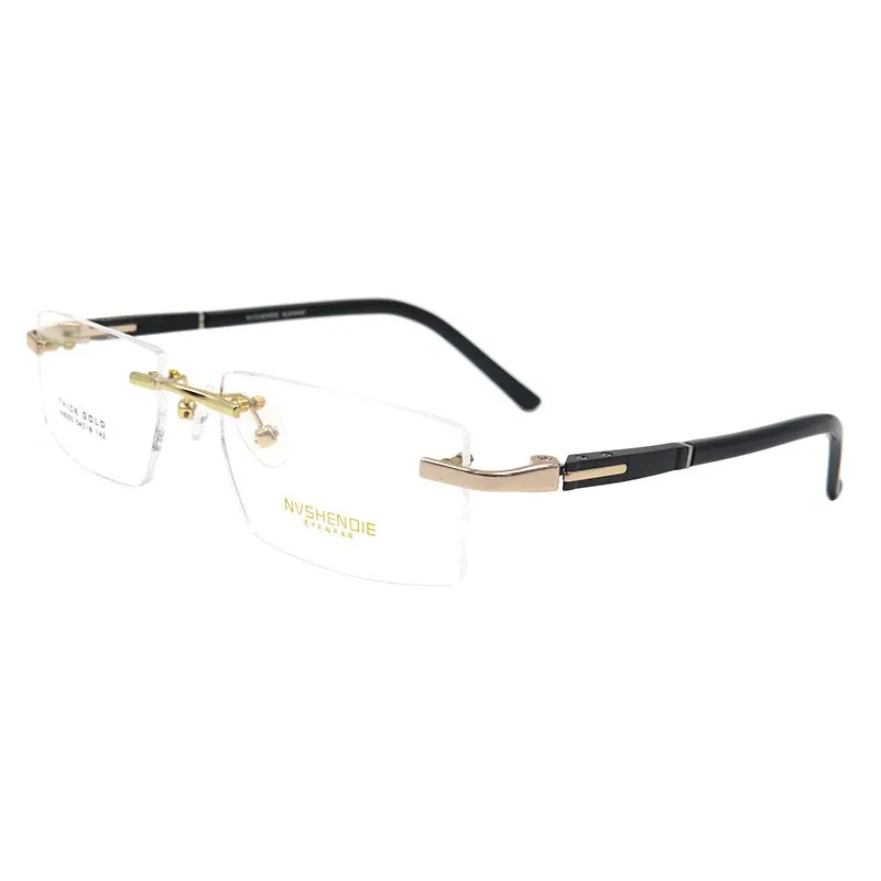 Gmei Men's Eyeglasses Titanium Alloy S8305 Rimless