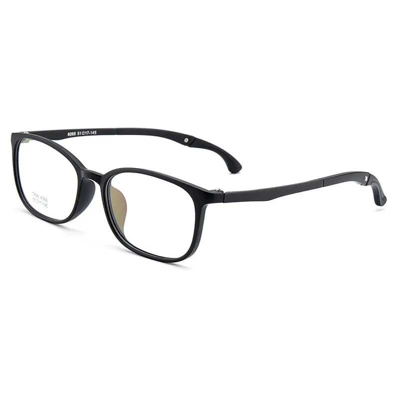 Gmei Men's Eyeglasses Ultra-Light Tr90 With Hangers Plastic M6066