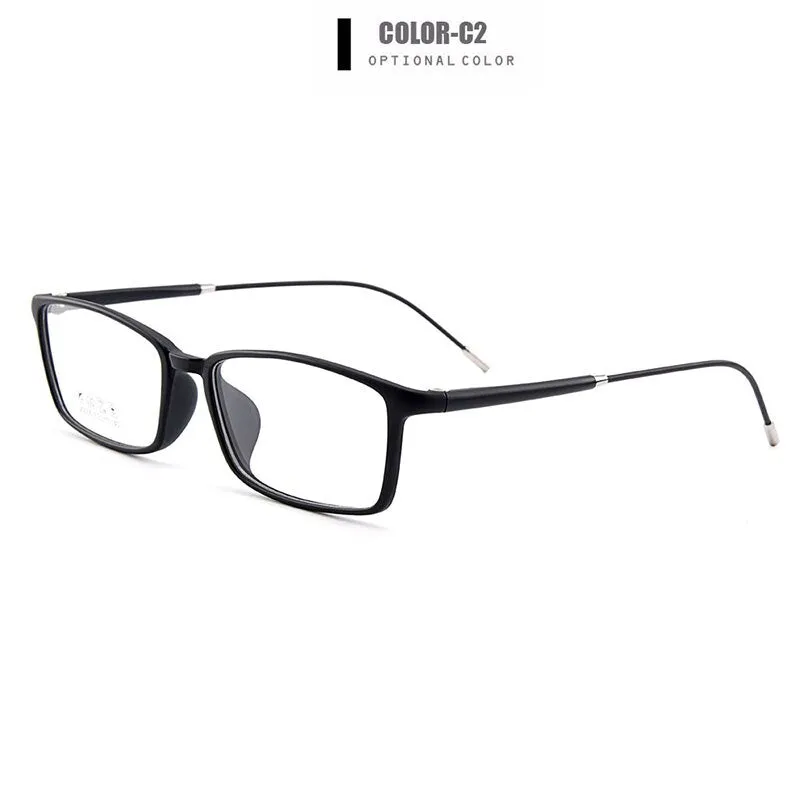 Gmei Men's Eyeglasses Ultralight Tr90 Square Frame M3005