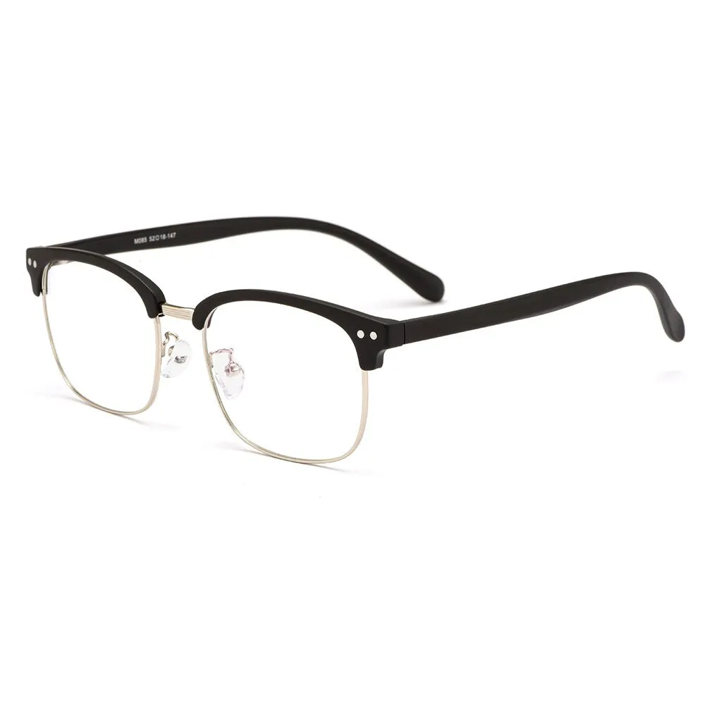 Gmei Unisex Eyeglasses Tr90 Alloy Square Frame Md085