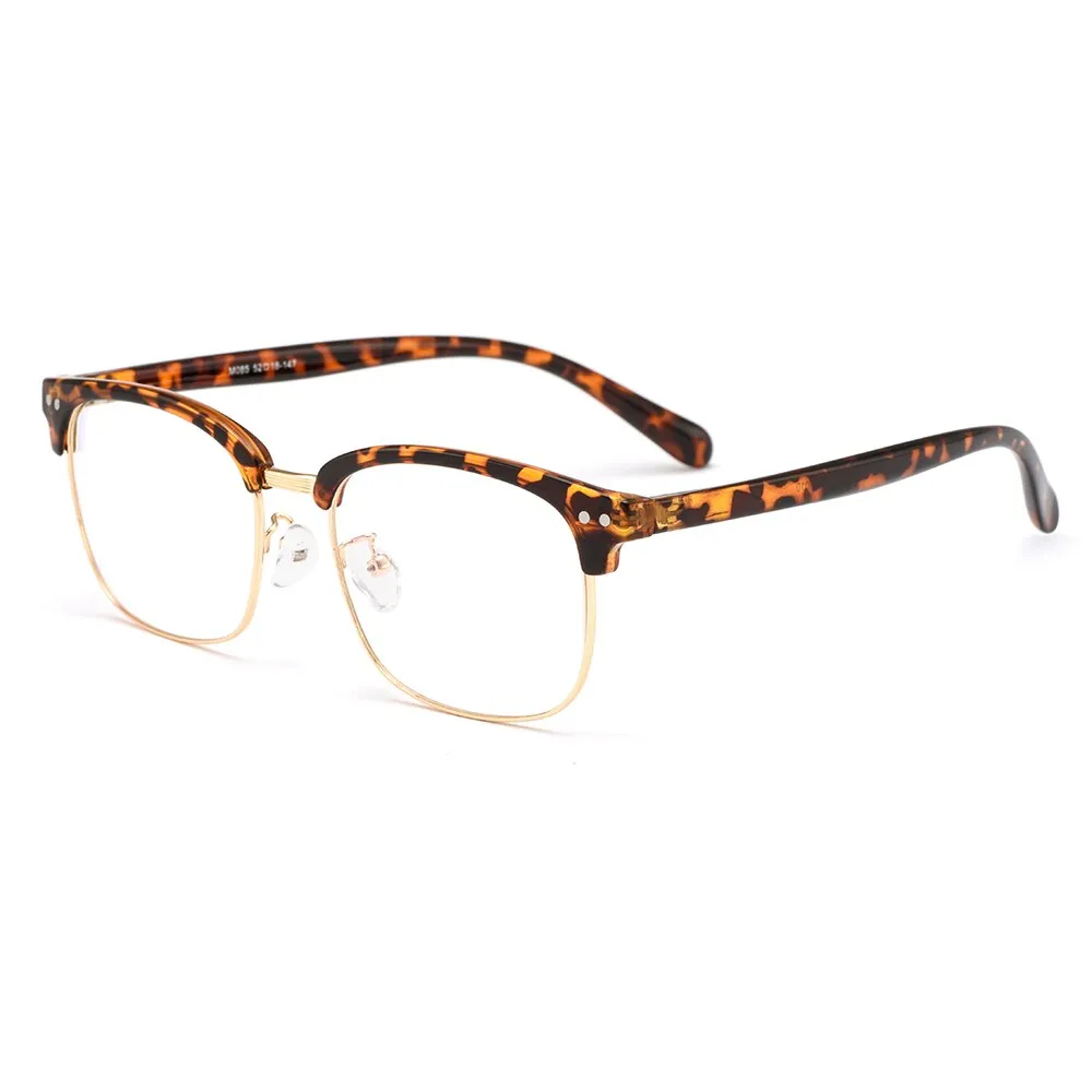 Gmei Unisex Eyeglasses Tr90 Alloy Square Frame Md085