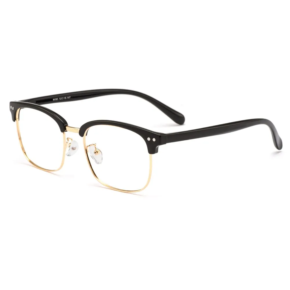 Gmei Unisex Eyeglasses Tr90 Alloy Square Frame Md085