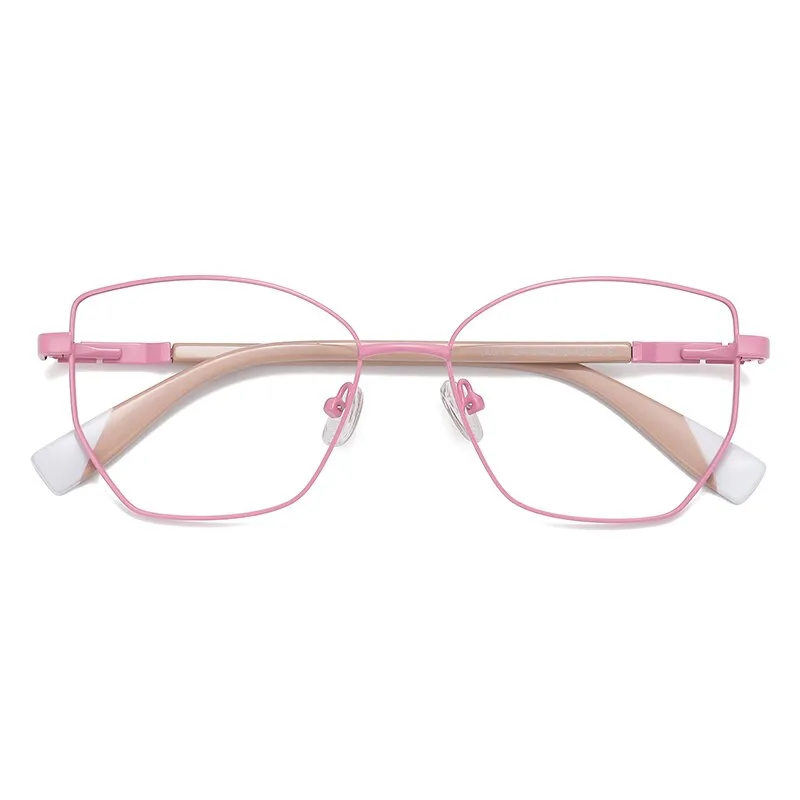 Gmei Unisex Full Rim Alloy Square Polygonal Frame Eyeglasses 3011