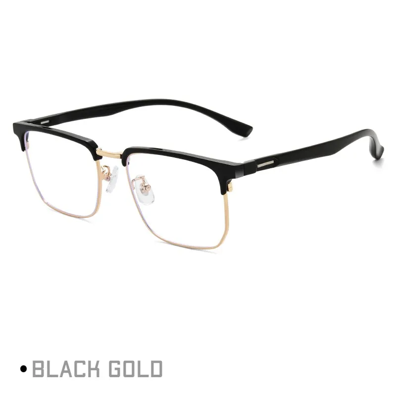 Gmei Unisex Full Rim Square Tr 90 Alloy Eyeglasses Tm12