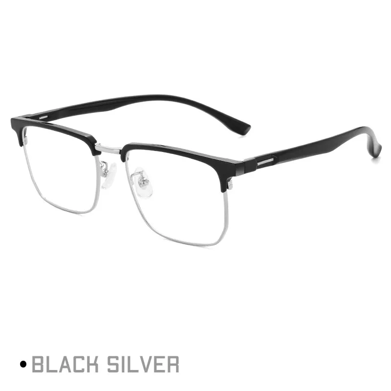 Gmei Unisex Full Rim Square Tr 90 Alloy Eyeglasses Tm12