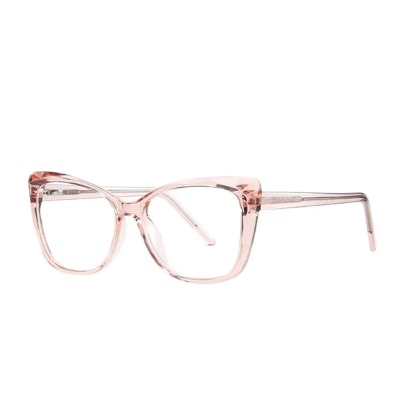 Gmei Women's Eyeglasses Acrylic Tr90 Cp Cat Eye Frame 2001