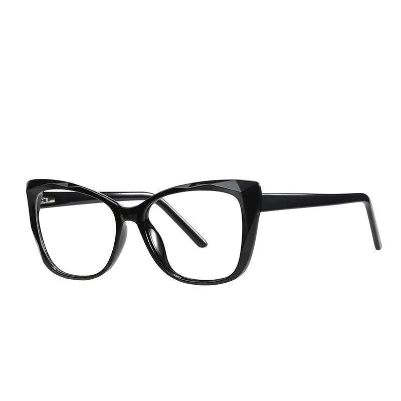 Gmei Women's Eyeglasses Acrylic Tr90 Cp Cat Eye Frame 2001