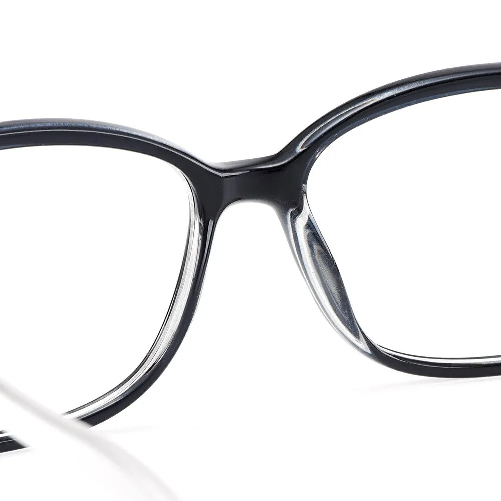 Gmei Women's Eyeglasses Square Full Rim Plastic H8002