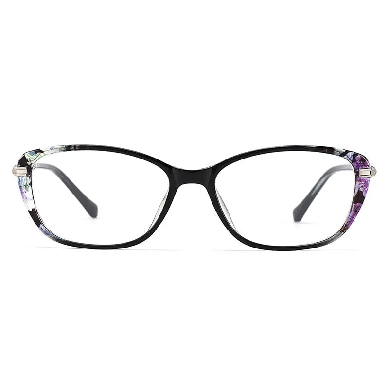 Gmei Women's Eyeglasses Ultra-Light Tr90 Square Full Rim Eyewear M1688