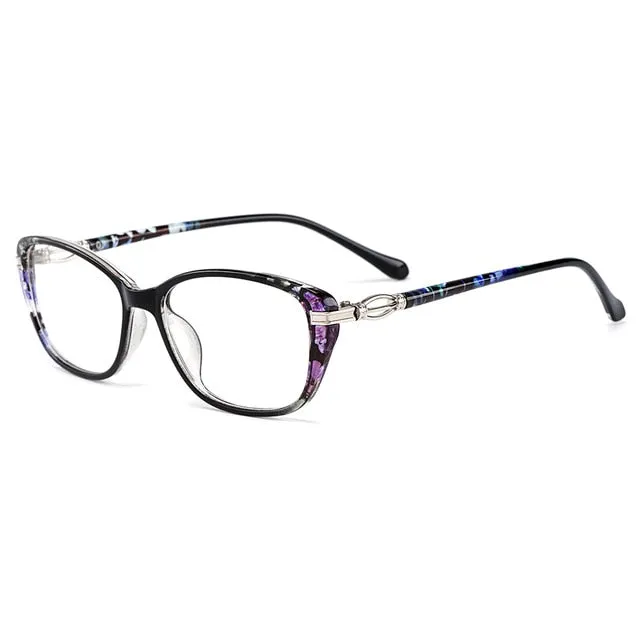 Gmei Women's Eyeglasses Ultra-Light Tr90 Square Full Rim Eyewear M1688