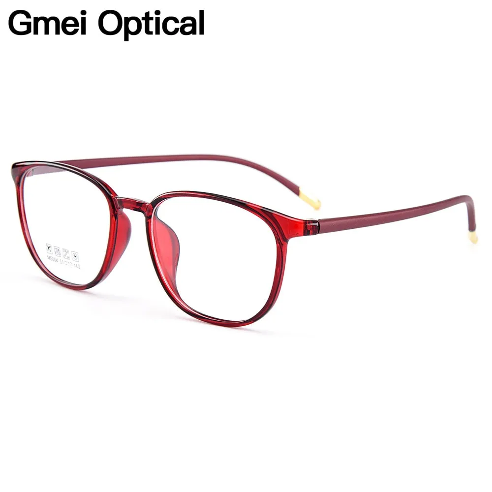 Gmei Women's Eyeglasses Ultralight Tr90 Frame Plastic M5004