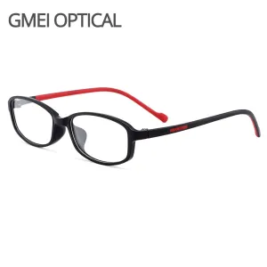 Gmei Women's Eyeglasses Ultralight Tr90 Square Plastic Small Face M8034