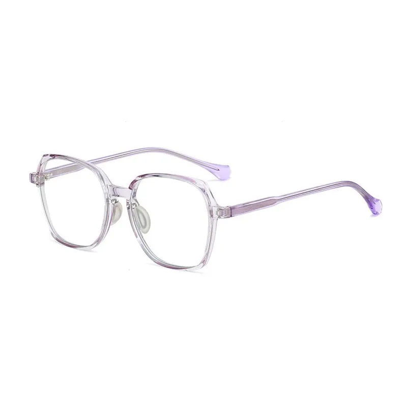 Handoer Unisex Full Rim Polygonal Square Tr 90 Eyeglasses Ld208