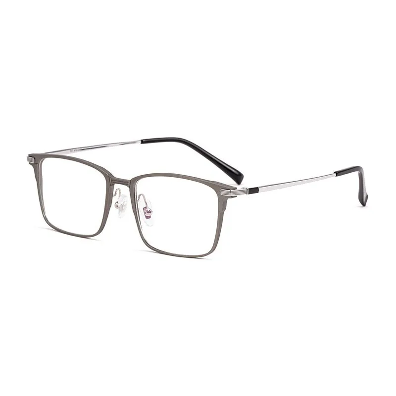 Handoer Unisex Full Rim Square Aluminum Magnesium Alloy Eyeglasses 5051