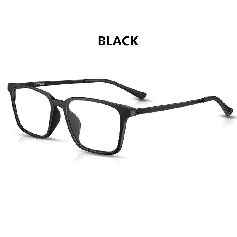 Handoer Unisex Full Rim Square Tr 90 Titanium Hyperopic Photochromic  175 To  325 Reading Glasses 9822-1