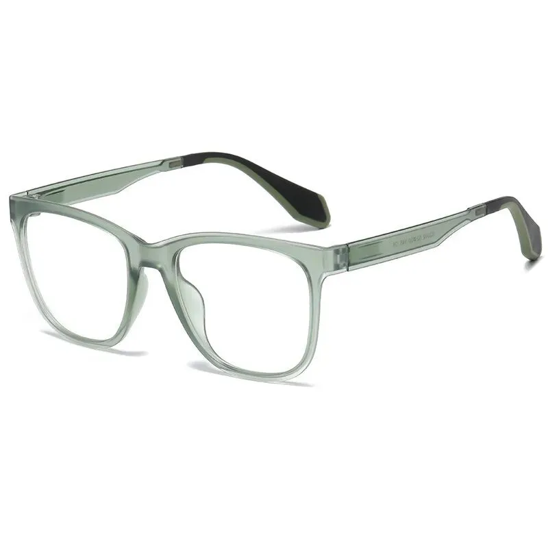 Hdcrafter Men's Full Rim Square Tr 90 Titanium Sport Eyeglasses 02002