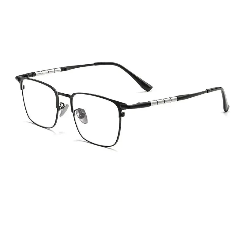 Hdcrafter Unisex Full Rim Square Titanium Eyeglasses 9009t