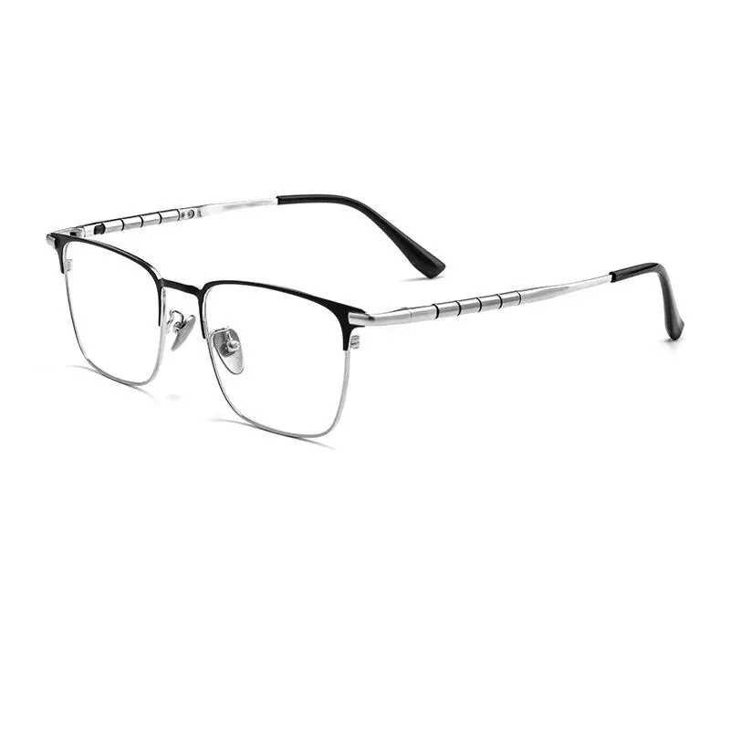 Hdcrafter Unisex Full Rim Square Titanium Eyeglasses 9009t