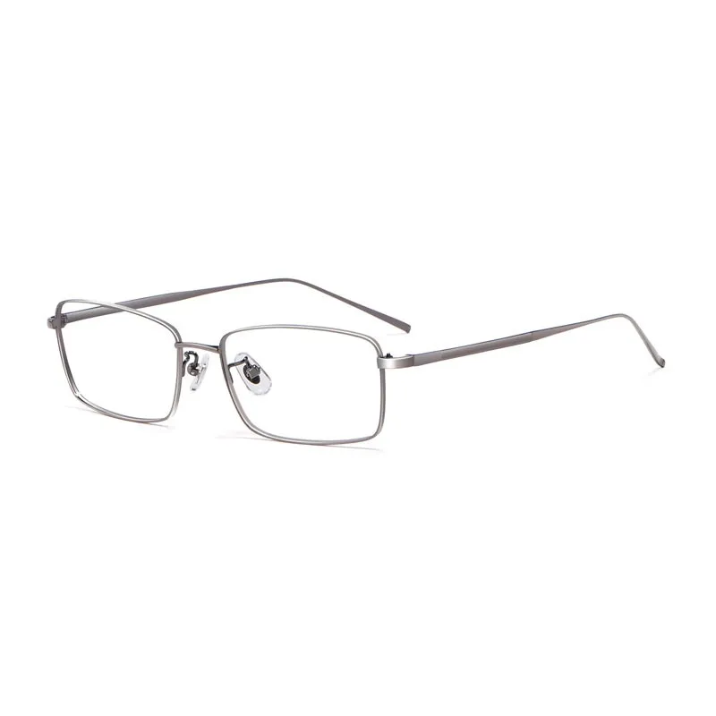 Hotochki Unisex Full Rim Beta Titanium Electro Plated Frame Eyeglasses 10109