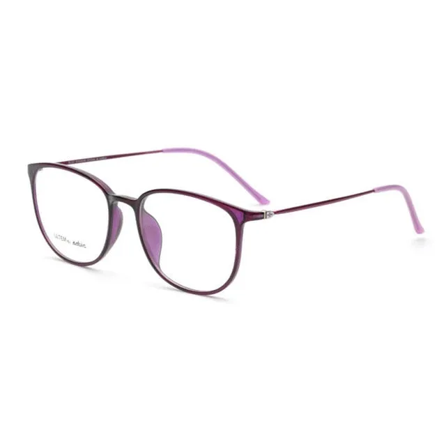 Hotochki Unisex Full Rim Square Tr 90 Slim Eyeglasses 2212