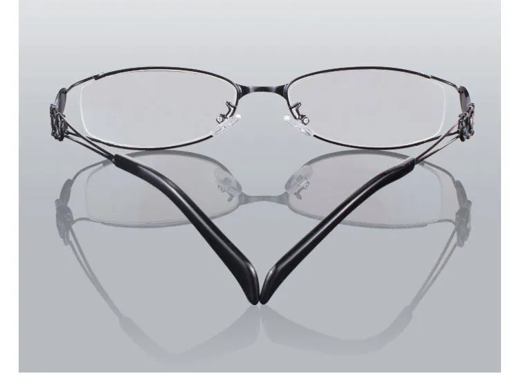 Hotochki Women's Full Rim Eyeglasses Butterfly Alloy 6150