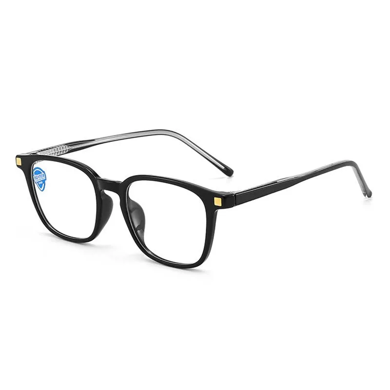 Hotony Unisex Full Rim Square Acetate Frame Eyeglasses 8845