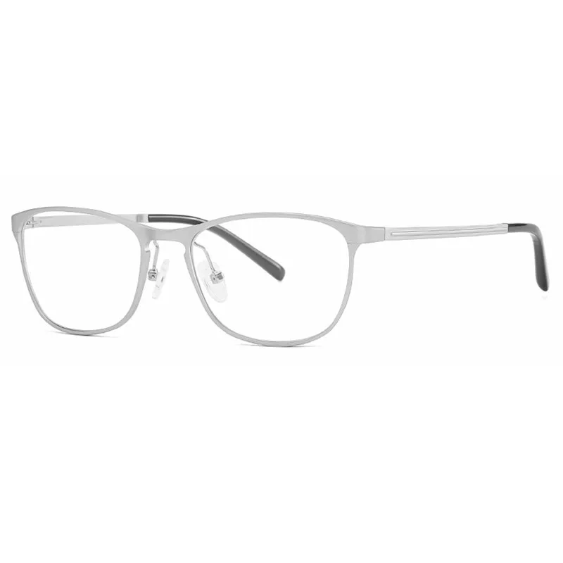 Hotony Unisex Full Rim Square Alloy Spring Hinge Frame Eyeglasses 6290