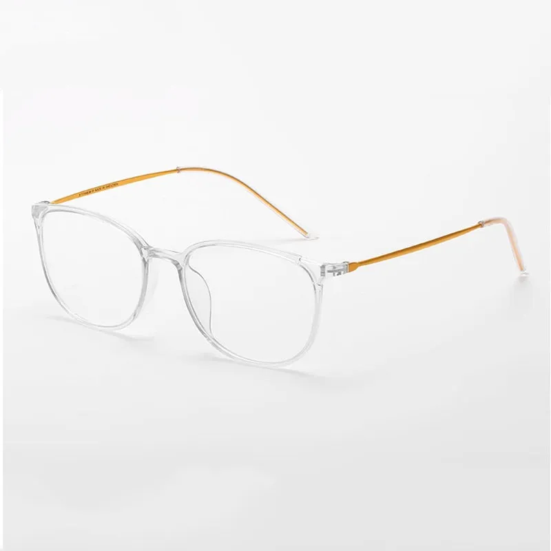 Hotony Unisex Full Rim Square TR 90 Alloy Frame Eyeglasses 2212