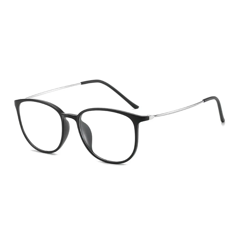 Hotony Unisex Full Rim Square TR 90 Alloy Frame Eyeglasses 2212