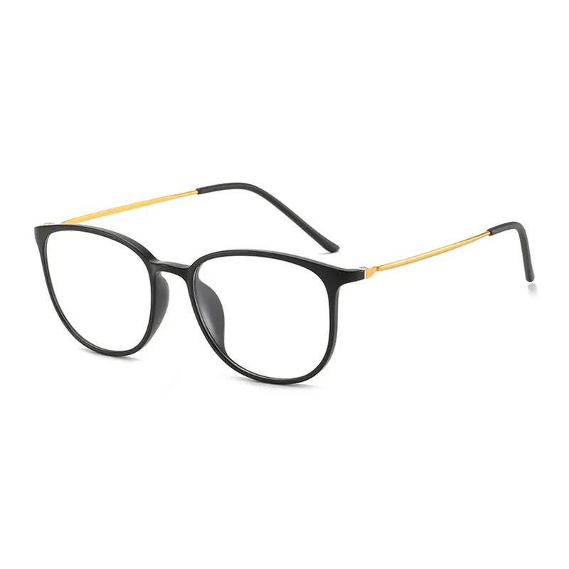 Hotony Unisex Full Rim Square TR 90 Alloy Frame Eyeglasses 2212