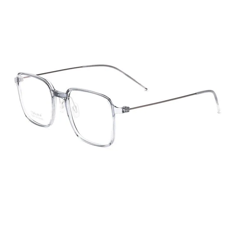 Hotony Unisex Full Rim Square Tr 90 Eyeglasses 5824m