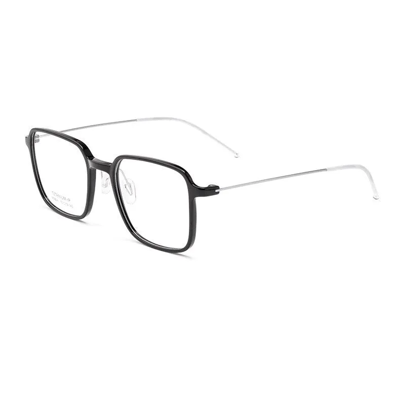 Hotony Unisex Full Rim Square Tr 90 Eyeglasses 5824m