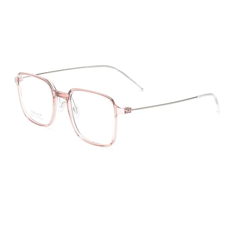 Hotony Unisex Full Rim Square Tr 90 Eyeglasses 5824m