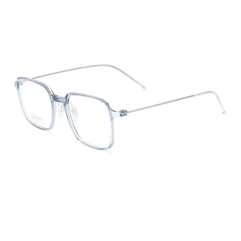 Hotony Unisex Full Rim Square Tr 90 Eyeglasses 5824m