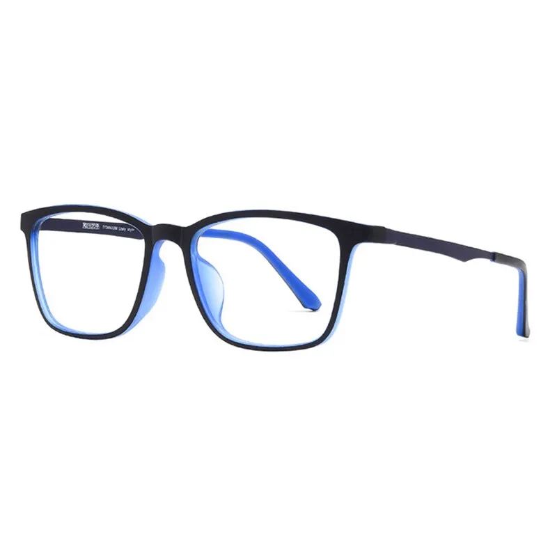 Hotony Unisex Full Rim Square Ultem Frame Eyeglasses 8808