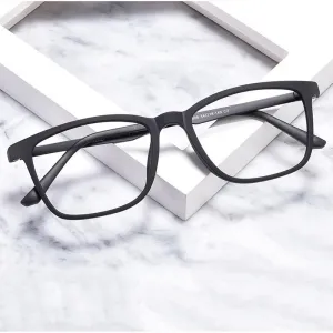 Hotony Unisex Full Rim Square Ultem Frame Eyeglasses 8808