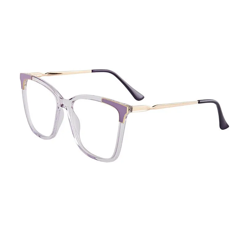 Hotony Women's Full Rim Cat Eye TR 90 Resin Frame Eyeglasses 7050