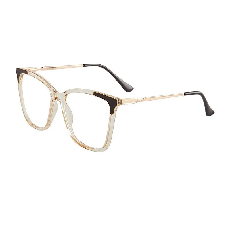 Hotony Women's Full Rim Cat Eye TR 90 Resin Frame Eyeglasses 7050