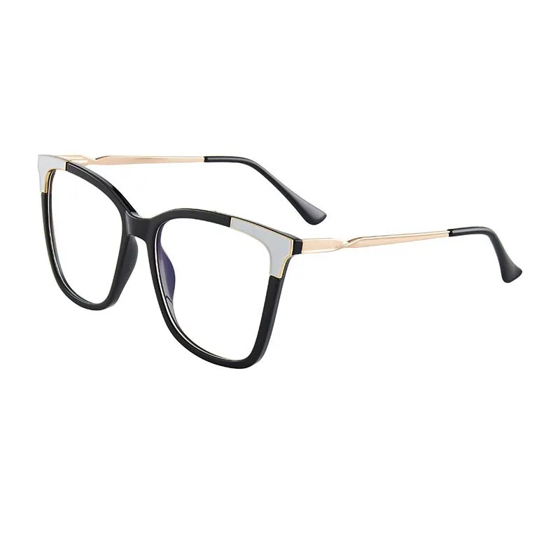 Hotony Women's Full Rim Cat Eye TR 90 Resin Frame Eyeglasses 7050