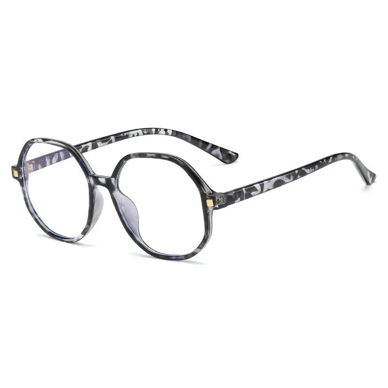 Hotony Women's Full Rim Polygon Round Tr 90 Eyeglasses B9005ds