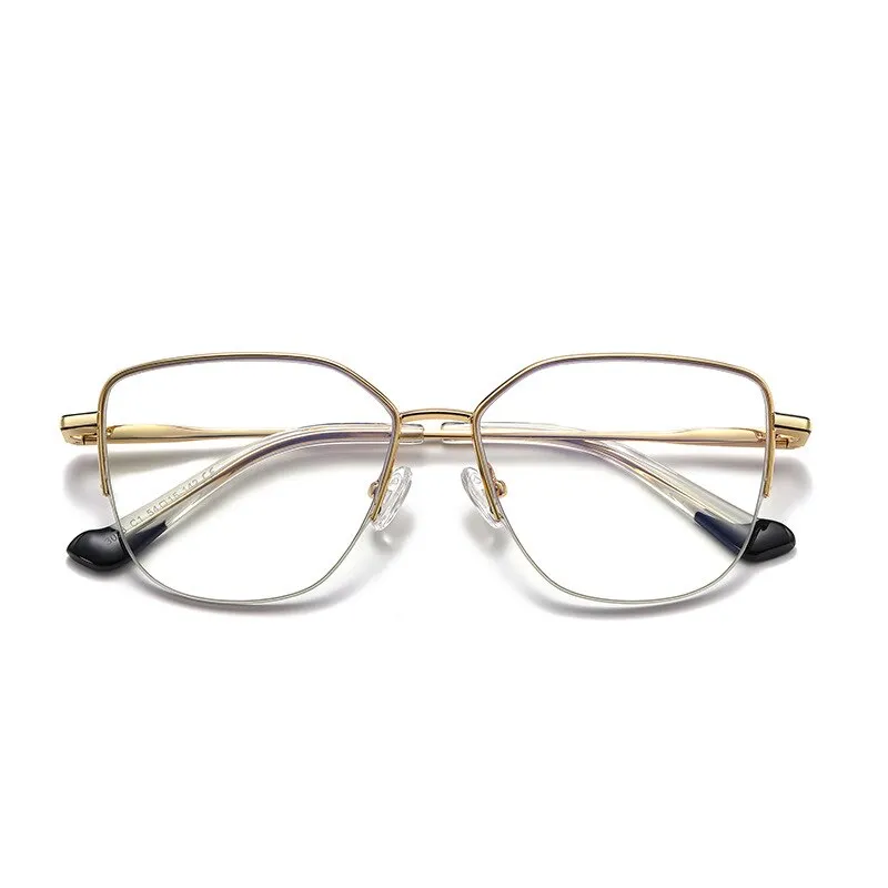 Hotony Women's Full Rim Square Alloy Eyeglasses 3028