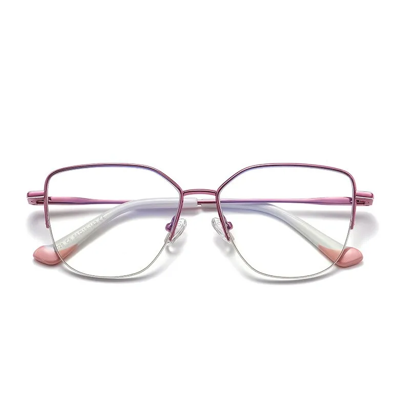 Hotony Women's Full Rim Square Alloy Eyeglasses 3028