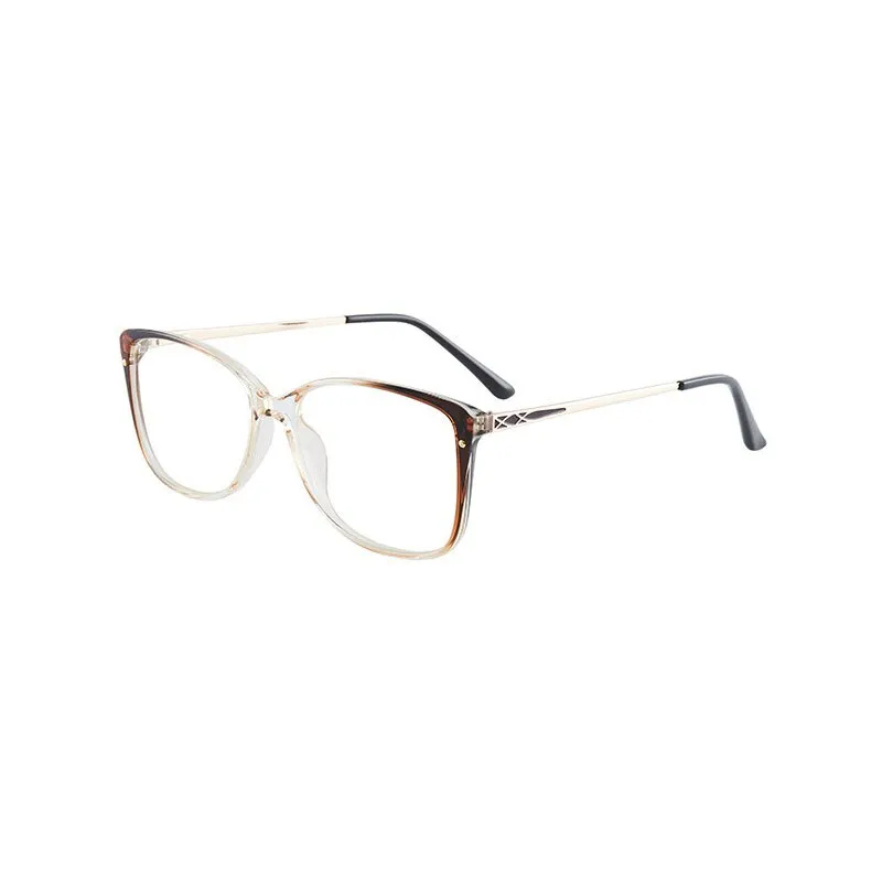 Hotony Women's Full Rim TR 90 Resin Square Frame Eyeglasses 7034