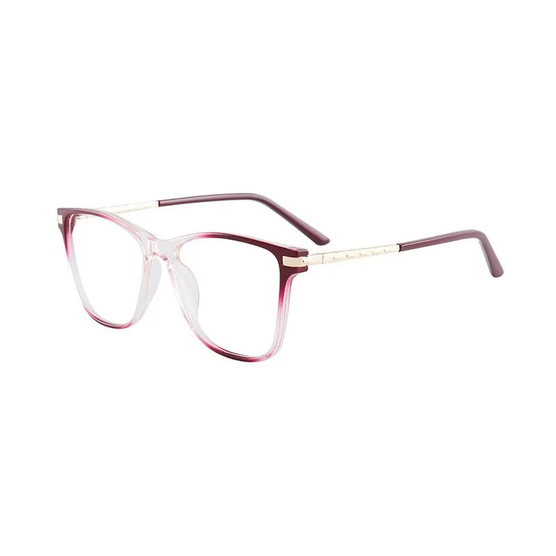 Hotony Women's Full Rim TR 90 Resin Square Frame Eyeglasses 7039