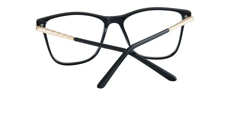 Hotony Women's Full Rim TR 90 Resin Square Frame Eyeglasses 7039