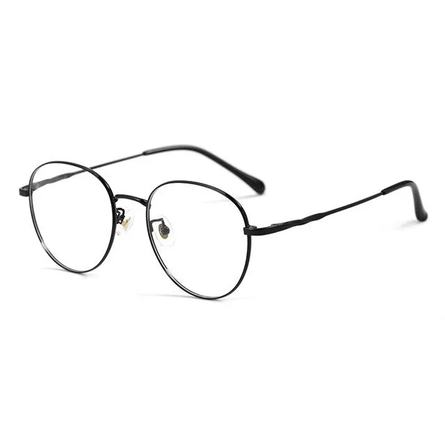 Kansept Women's Full Rim Round Titanium Alloy Eyeglasses 0253020