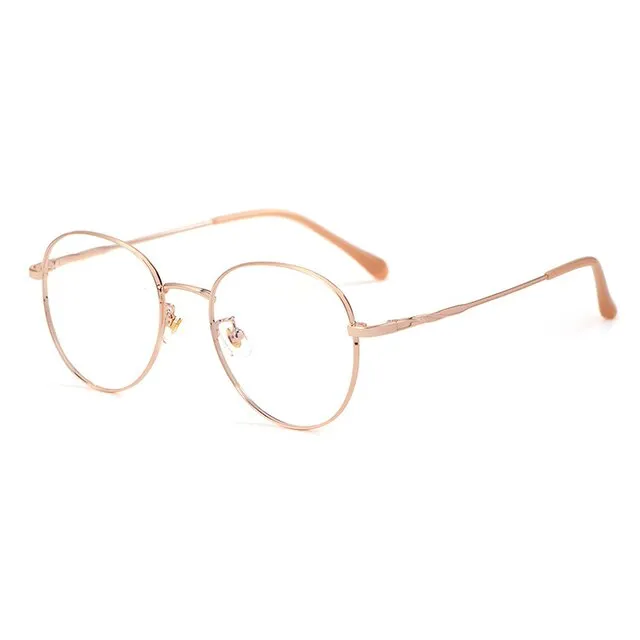 Kansept Women's Full Rim Round Titanium Alloy Eyeglasses 0253020