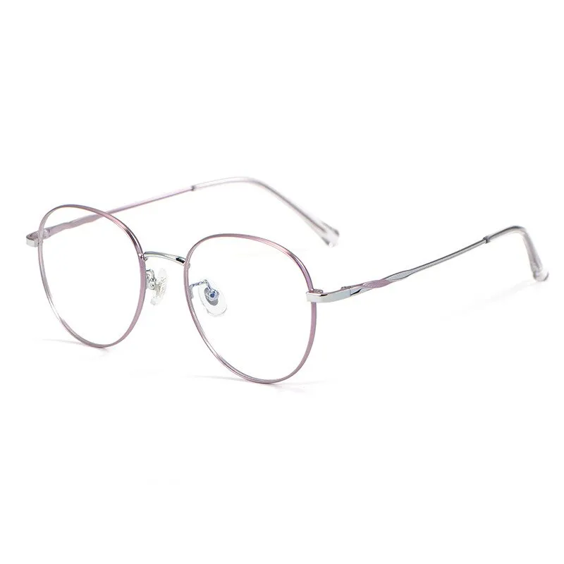 Kansept Women's Full Rim Round Titanium Alloy Eyeglasses 0253020