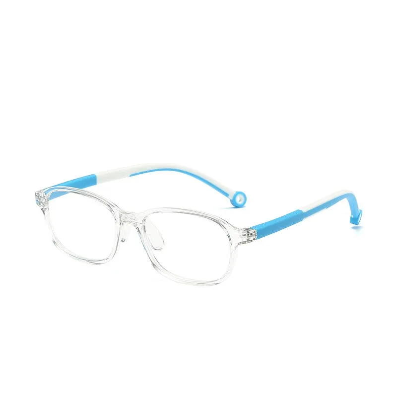 KatKani Children's Unisex Full Rim Silicone Frame Anti Blue Light Eyeglasses Tr17146