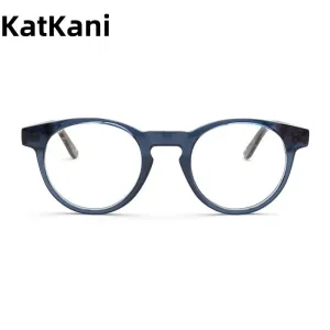 KatKani Unisex Full Rim Round Acetate Eyeglasses 209